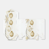 Golden Ornament Kerstfeest Elegant Bedankdoosjes (Uitgevouwen)