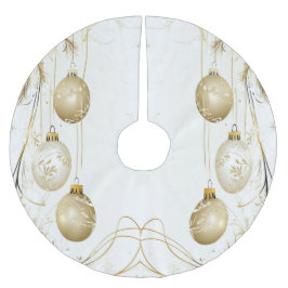 Golden Ornament Kerstfeest Elegant Kerstboom Rok