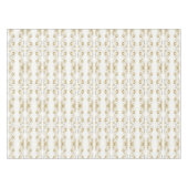 Golden Ornament Kerstfeest Elegant Tafelkleed (Voorkant (Horizontaal))