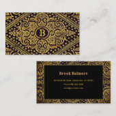 Golden Ornamental Visitekaartje (Voorkant / Achterkant)