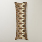 Golden Ornate Body Pillow Lichaamskussen (Voorkant Verticaal)