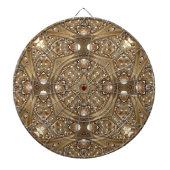 Golden Ornate Dartboard Dartbord (Voorkant)