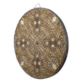 Golden Ornate Dartboard Dartbord (Voorkant Rechts)