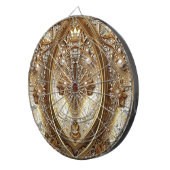 Golden Ornate Dartboard Dartbord (Voorkant Rechts)