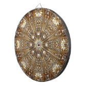 Golden Ornate Dartboard Dartbord (Voorkant Rechts)