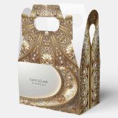 Golden Ornate Favor Box Bedankdoosjes (Geopend)