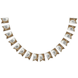 Golden Ornate Frame Bunting Flag Vlaggetjes