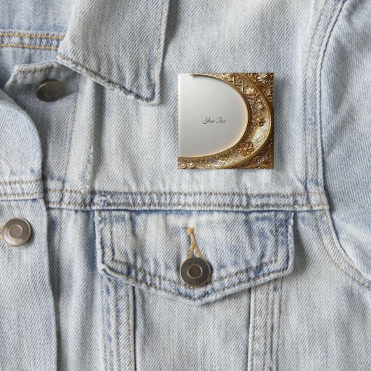 Golden Ornate Frame Button (In situ)