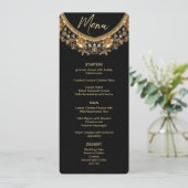 Golden Ornate Frame Menu (Staand voorkant)
