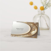 Golden Ornate Frame Place Card Plaatskaartje (Achterkant)