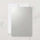 Golden Ornate Frame RSVP Card (Achterkant)