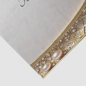 Golden Ornate Frame Tissue Paper Tissuepapier (Detail)