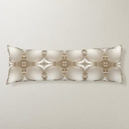 Golden Ornate Frame with Pearls Body Pillow Lichaamskussen