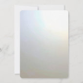 Golden Ornate Frame with Pearls Engagement Kaart (Achterkant)