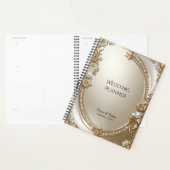 Golden Ornate Frame with Pearls Planner (Display)