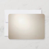 Golden Ornate Frame with Pearls RSVP Card (Achterkant)