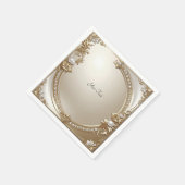 Golden Ornate Frame with Pearls Servet (Hoek)