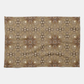Golden Ornate Kitchen Towel Theedoek (Horizontaal)