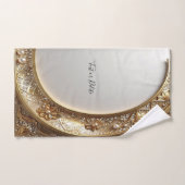 Golden Ornate Towel Set Bad Handdoek (Handdoek)
