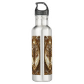 Golden Ornate Water Bottle Waterfles (Achterkant)