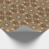 Golden Ornate Wrapping Paper Cadeaupapier (Hoek)