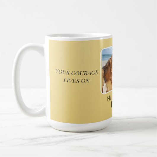 Golden Osteosarcoma Side-by-Side Tribute Koffiemok (Links)