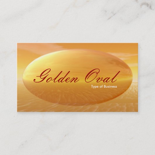 Golden Oval Visitekaartje (Voorkant)