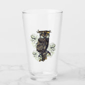 Golden Owl Green Orchids Glas (Voorkant)