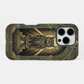 Golden Owl Guardian |  iPhone 16 Pro Case Hoesje (Achterkant horizontaal)