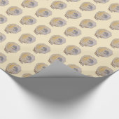 Golden Oyster Waterverf Pattern Cadeaupapier (Hoek)