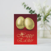 Golden paaseieren - Briefkaart (Staand voorkant)