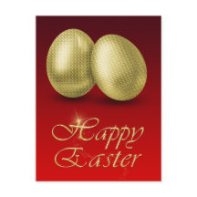 Golden paaseieren - Briefkaart