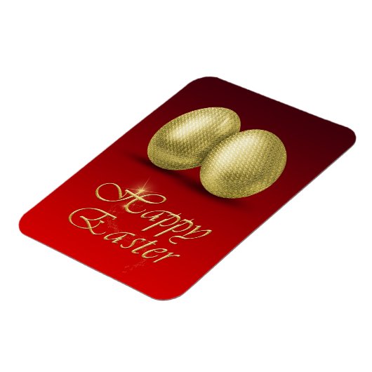 Golden paaseieren - Flexibel magneet (Linkerzijde)