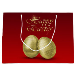 Golden paaseieren - Grote Gift Bag Groot Cadeauzakje