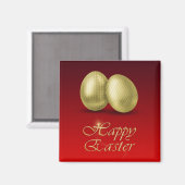 Golden paaseieren - Magnet (Voorkant / Achterkant)