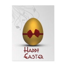 Golden paaseieren met bloemkolf Ho