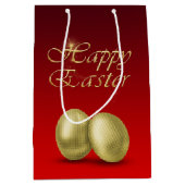 Golden paaseieren - Middelgrote Gift Bag Medium Cadeauzakje (Voorkant)