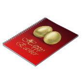 Golden paaseieren - Notitieboek (Linkerzijde)