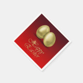 Golden paaseieren - Papier Napkin Servetten (Hoek)