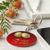 Golden paaseieren - Sleutelhanger (Zijkant)