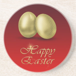 Golden paaseieren - zandsteen Onderzetter