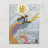 Golden pad briefkaart (Voorkant)