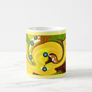 Golden pad koffiemok