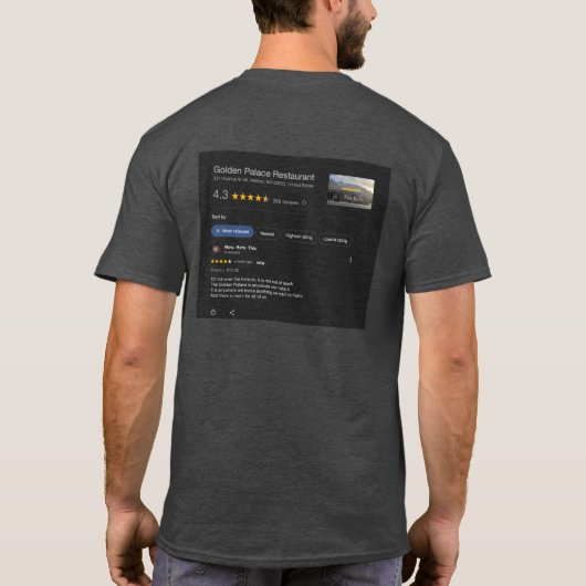 Golden Palace T-shirt (Achterkant)