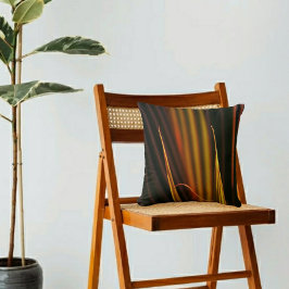 Golden Palm Fronds Kussen