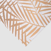 Golden Palm Tree Leaf Pattern Tissuepapier (Detail)