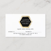 Golden Palms Spray Tanning Logo Zwart Verwijzing (Achterkant)