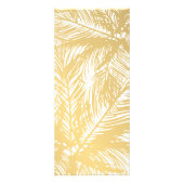 Golden Palms Spray Tanning Salon Logo on White Reclamekaart (Achterkant)
