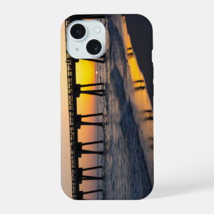 Golden Panama City Beach Zonsondergang Reflecties iPhone 15 Case