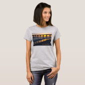 Golden Panama City Beach Zonsondergang Reflecties T-shirt (Voorkant volledig)